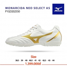 [CHÍNH HÃNG]MIZUNO MONARCIDA NEO SELECT AS TRẮNG VÀNG